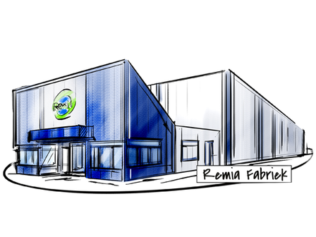 Illustratie van de Remiafabriek in Den Dolder