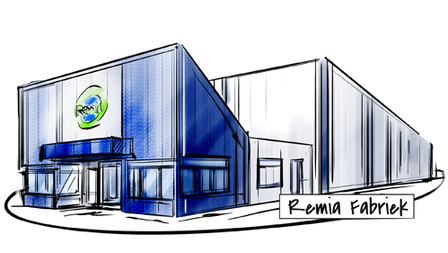 Illustratie van de Remiafabriek in Den Dolder